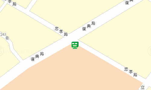 虎尾郵局地圖