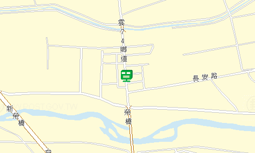 莿桐郵局地圖