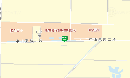 新營郵局郵務股地圖