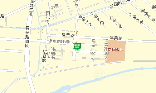 新營郵局郵務股地圖