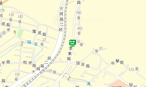 汐止郵局郵務股地圖