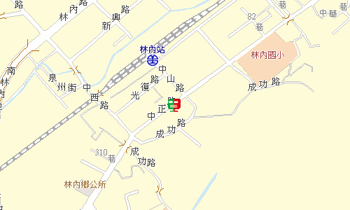 林內郵局地圖