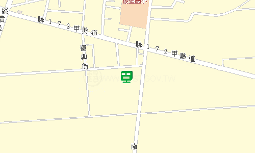 後壁郵局地圖
