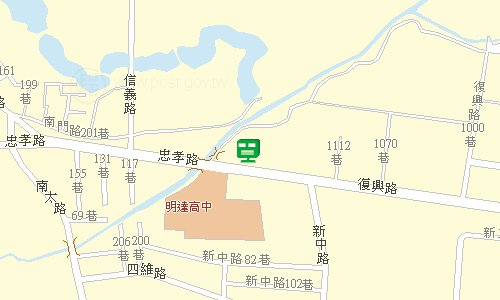鹽水茄苳腳郵局地圖