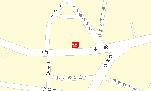 崙背郵局地圖