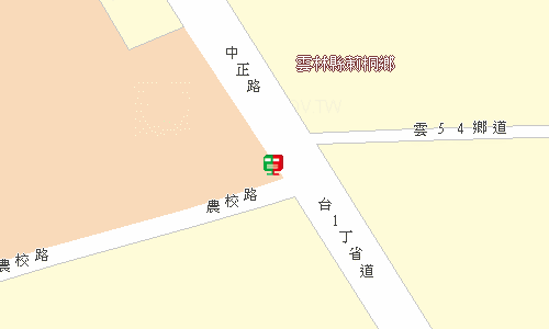 莿桐郵局地圖