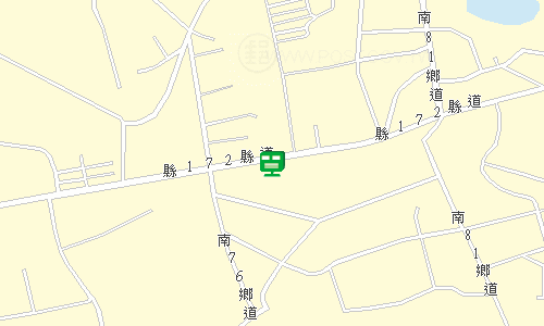 後壁安溪寮郵局地圖