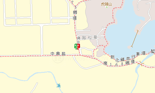 新化郵局地圖