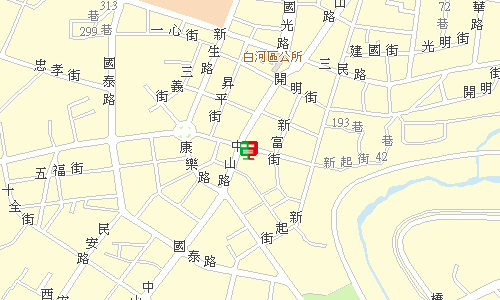 白河郵局地圖