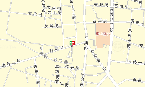 白河郵局地圖