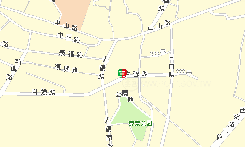 麥寮郵局地圖