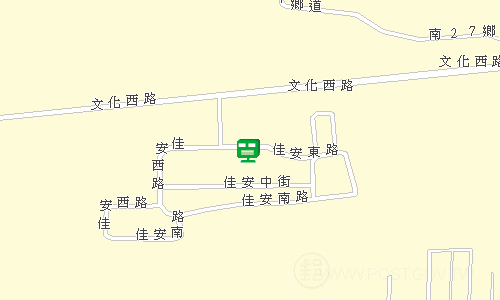 佳里郵局地圖