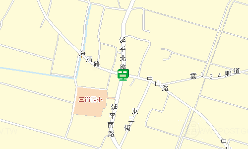 四湖郵局地圖