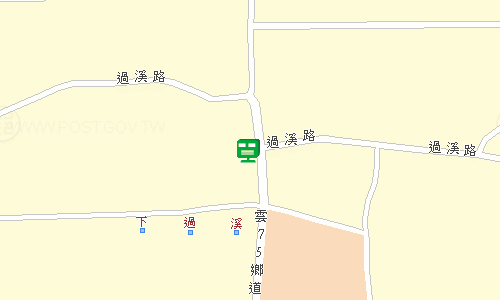 虎尾郵局地圖