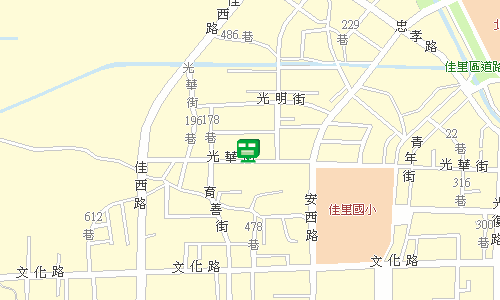 佳里郵局地圖