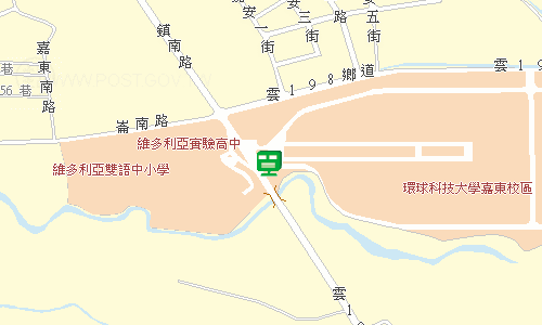 雲林郵局郵務股地圖