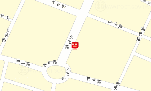 北港郵局地圖