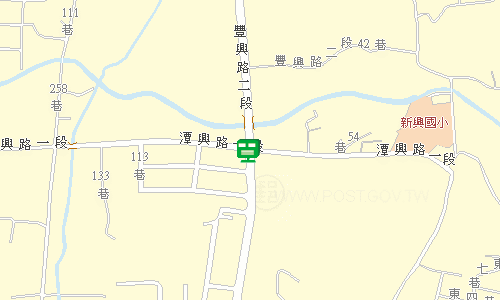 潭子郵局地圖