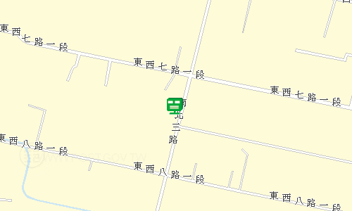 大甲郵局地圖