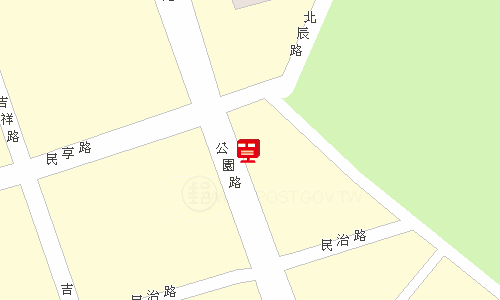 北港郵局地圖