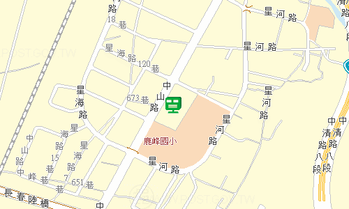 台中港郵局郵務股地圖