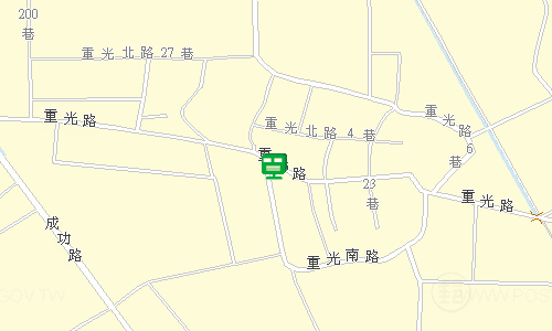 雲林郵局郵務股地圖