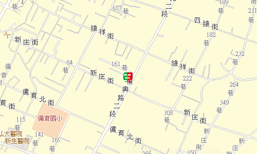 苗栗郵局郵務股地圖