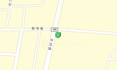 四湖郵局地圖