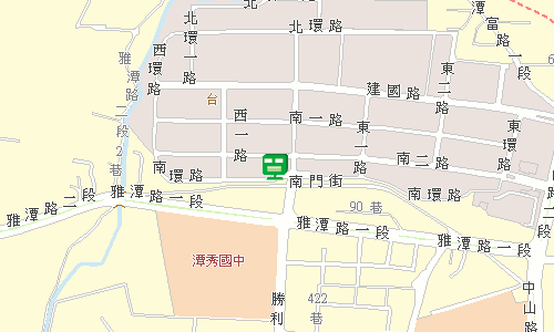 潭子郵局地圖