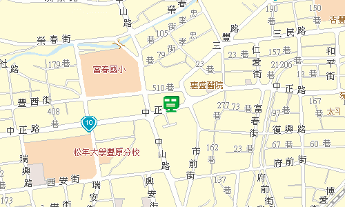豐原郵局郵務股地圖