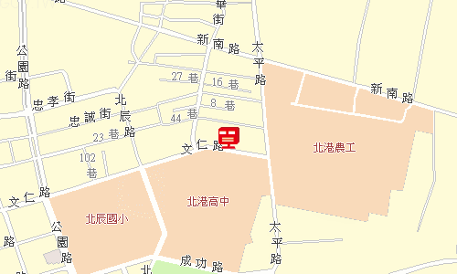 北港郵局地圖