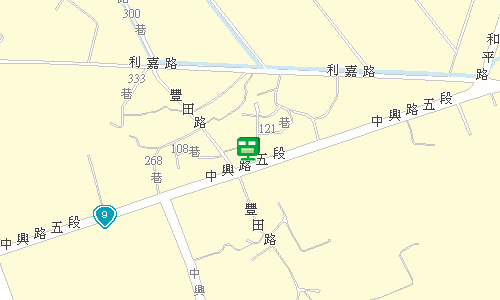 臺東郵局郵務科地圖