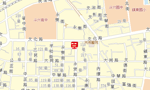 斗六永安郵局地圖