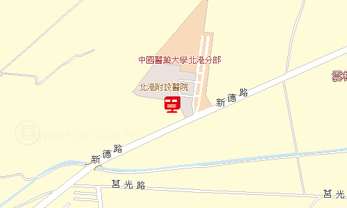 北港郵局地圖