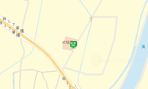 口湖郵局地圖