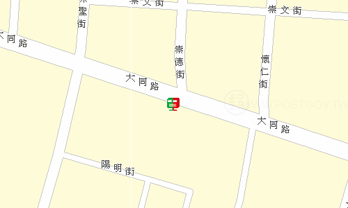 北港郵局地圖