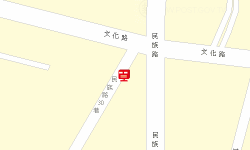 台西郵局地圖
