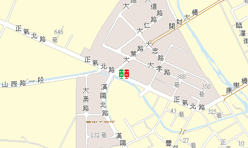 臺東郵局郵務科地圖