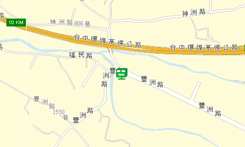 神岡社口郵局地圖