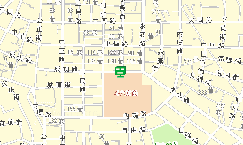 雲林郵局郵務股地圖