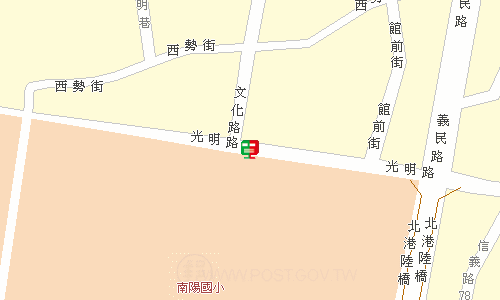 北港郵局地圖