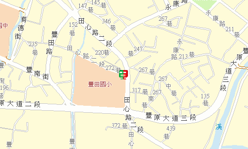 豐原郵局郵務股地圖