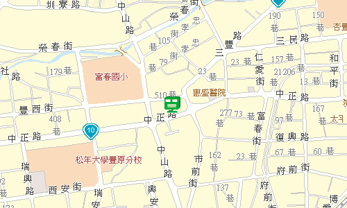 豐原郵局郵務股地圖