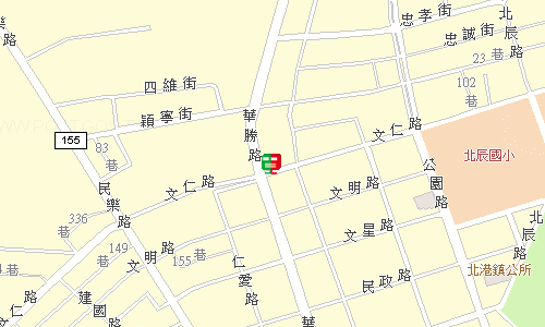 北港郵局地圖