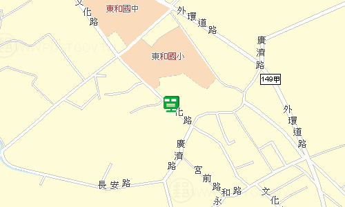 古坑東和郵局地圖