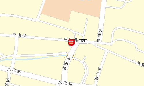 台西郵局地圖