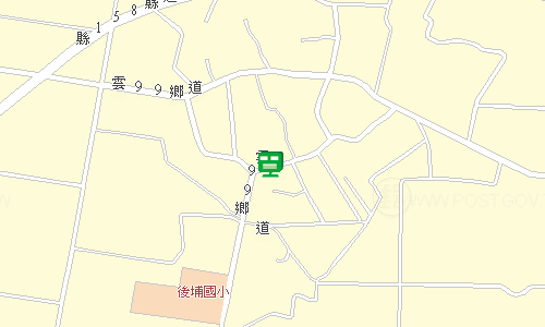 土庫郵局地圖