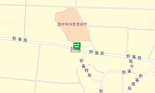 斗南郵局地圖