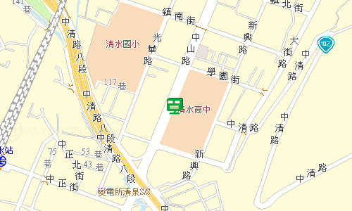 台中港郵局郵務股地圖