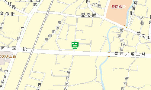 豐原郵局郵務股地圖